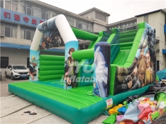 inflatable pool slide bouncer combo