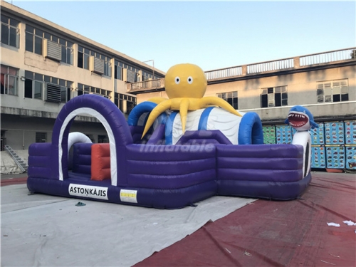 Outdoor Big Size octopus Inflatable Bouncy Jumping Castle Inflatable Fun City