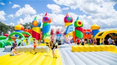 giant inflatable indoor theme park Jyue-TP-010