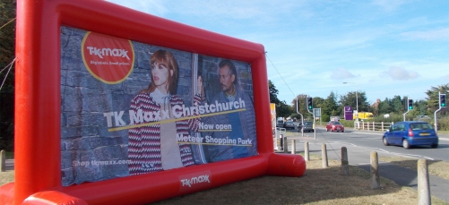 outdoor inflatable billboard