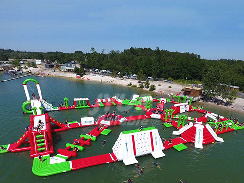 Highest cheap inflatable Floating water playground/commercial Inflatable lake Water Park/ sea waterpark games for adult