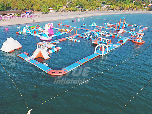 Design Build giant water sports inflatable water park inflatable float pool