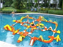 Unique Commercial Inflatable Floating Water Park Water Games For Adults