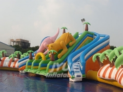 PVC Tarpaulin Adult Children's Inflatable Water Park For Playing Equipment