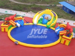 Amusement Park Outdoor Jungle World Kids Inflatable Water Park Cheap