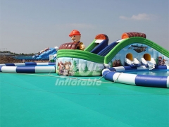 15m Dia. Outdoor Pool Kids N Adults Inflatable Water Theme Park