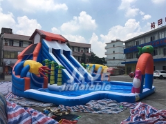 Summer House Water Park Playground Equipment Inflatable Water Amusement Park