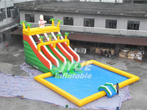 New Business Adult And Kids Superman Inflatable Water Park Price