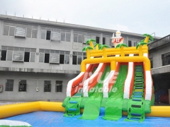 New Business Adult And Kids Superman Inflatable Water Park Price