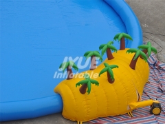 Elephant Water Amusement Park Products Inflatable Water Park With Slide