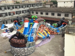 Huge Gorilla Jungle Theme Water Sports Equipment Inflatable Water Park