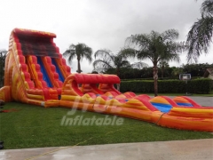 Big Naughty Super Funny Best PVC Tarpaulin 0.55MM PVC Giant Double Lane Inflatable Slip And Slide