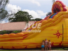 Popular Super Exciting Banzai Typhoon Twist Inflatable Water Slide