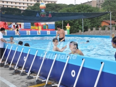 Large Intex Rectangular Metal Frame Swimming Pool