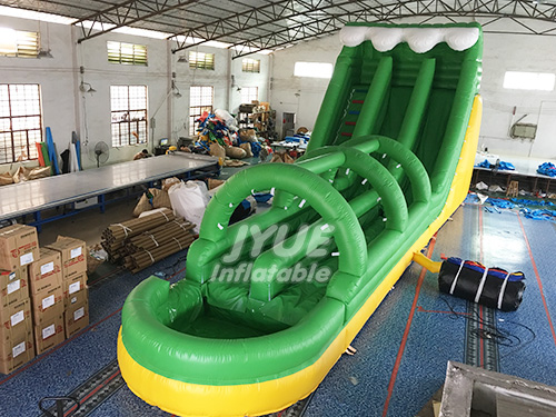 Inflatable Slide With Pool