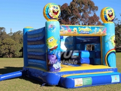 Spongebob Inflatable Jumping Bouncer With Slide Inflatable Bouncer