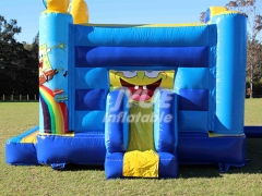 Spongebob Inflatable Jumping Bouncer With Slide Inflatable Bouncer