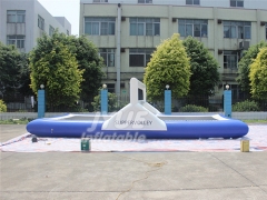 Aqua Park Equipment Inflatable Water Trampoline Volley Ball Court / Floating Volley Court For Sale