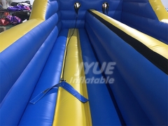 Two Lane Inflatable Bungee Run For Sale , Inflatable Bungee Trampoline Game