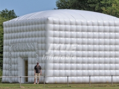 large white inflatable party tent