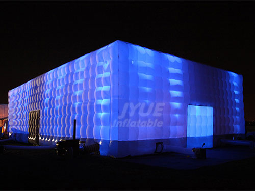 Outdoor Giant Projection LED Inflatable Tent For Wedding Catering Inflatable Tube Tent