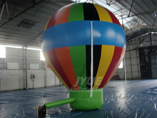 Inflatable Advertising Air Balloon On Roof With Blower