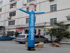 One Leg Mini Inflatable Sky Air Dancer Dancing Man For Advertisement