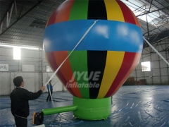 Inflatable Advertising Air Balloon On Roof With Blower