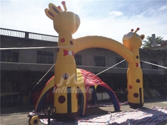 Advertising Inflatable Arch Gate Giraffe Inflatable Entrance Arch