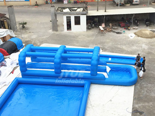 Commercial Double Slip N Slide Giant Inflatable Water Slide