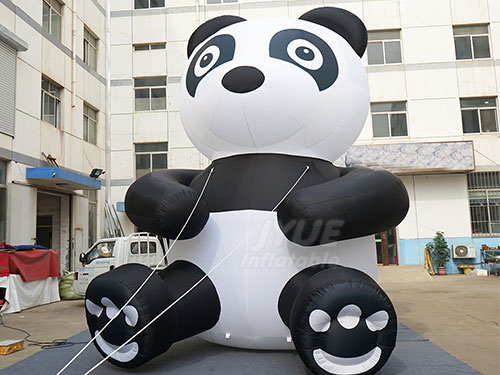 Giant Inlatable Panda Cartoon For Outdoor Event