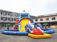 Commercial Inflatable Water Slide With Pool Big Water Slides For Sale