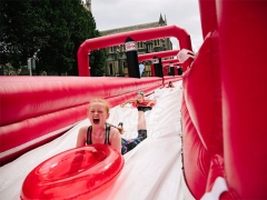 Longest Extreme City Inflatable Water Slide