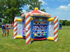 4 In A Row Outdoor Inflatable Carnival Games For Adults