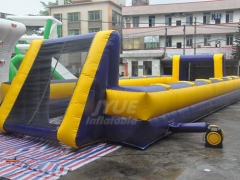 Commercial Interactive Human Football Field Inflatable Foosball Sports Game For Kids And Adults