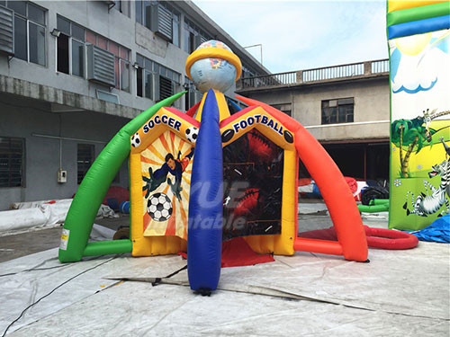 Outdoor Indoor Interactive 5 in1 Carnival Inflatable Game World Of Sports For Sale