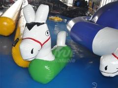 Factory Price PVC Inflatable Derby Horses/Inflatable Jumping Pony Toy For Sale