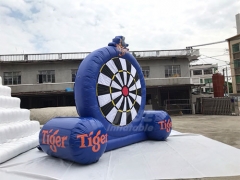 Inflatable Soccer Dart Board With Hook Loop / Inflatable Foot Dart Balls