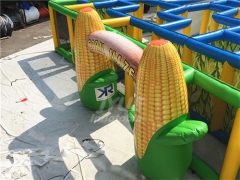 Blow Up Interactive Gaint Inflatable Corn Maze With Digital Printing