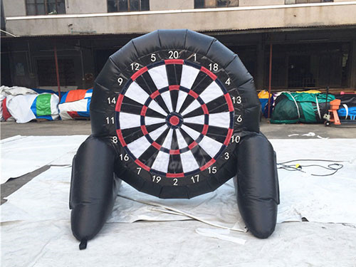 Custom Gaint Inflatable Soccer Dart Board For Outdoor