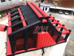 Jump Air Bag With Inflatable Jumping Platform Stunt Jump Inflatable Tower