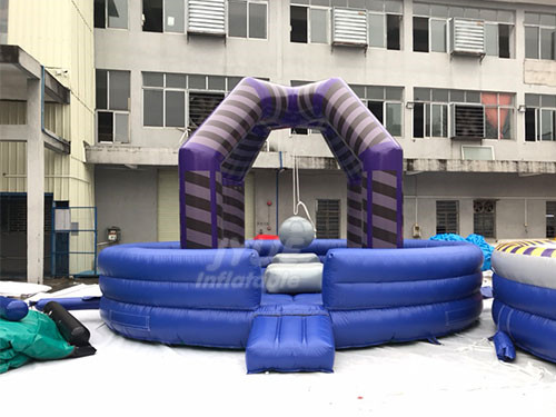 Kids Interactive Inflatable Wrecking Ball / Demolition Ball Game For Sale