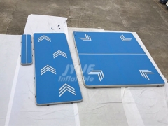 Customized Logo Airtrack Gymnastics Mat Inflatable Aqua Air Track With Free Pump