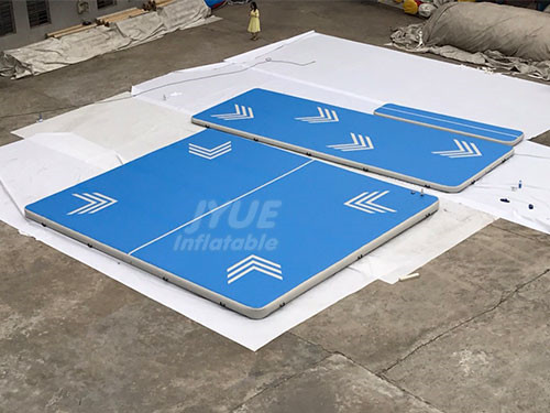 Customized Logo Airtrack Gymnastics Mat Inflatable Aqua Air Track With Free Pump