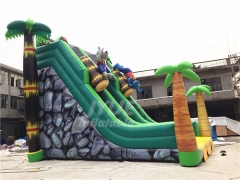 Safe Play Children's Entertainment Jungle Inflatable Slide Equipment Kids Jumping