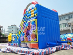 Custom Design Commercial Robot Inflatable Slide With Full Printing