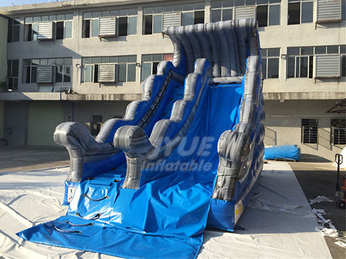 Outdoor Giant Water Park Slide Wave Inflatable Slide For Park