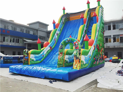 Giant Colorful Children's Toys Inflatable Slide For Outdoor Activities