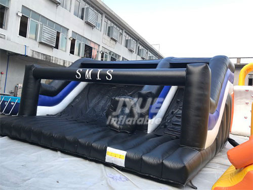 PVC Tarpaulin Kids Black Inflatable Dry Slide For Indoor Activities