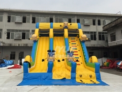Party Rental Amusement Park Play Equipment Inflatable Minions Slide For Sale